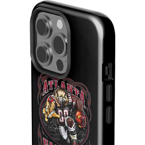 Liquid Blue NFL Atlanta Falcons Running Back iPhone 14 Pro Impact Case