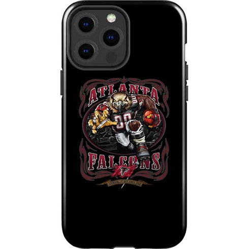 Liquid Blue NFL Atlanta Falcons Running Back iPhone 14 Pro Max Impact Case