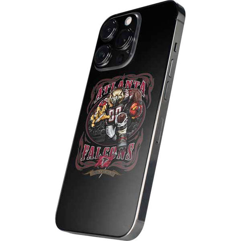 Liquid Blue NFL Atlanta Falcons Running Back iPhone 14 Pro Max Skin