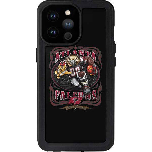 Liquid Blue NFL Atlanta Falcons Running Back iPhone 14 Pro Max Waterproof Case