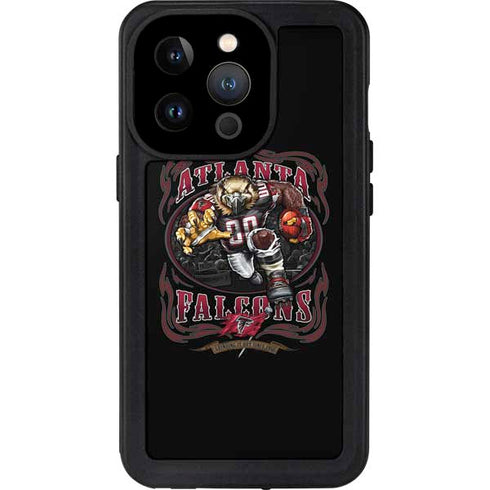 Liquid Blue NFL Atlanta Falcons Running Back iPhone 14 Pro Waterproof Case