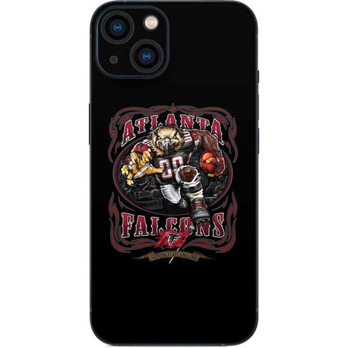 Liquid Blue NFL Atlanta Falcons Running Back iPhone 15 Skin