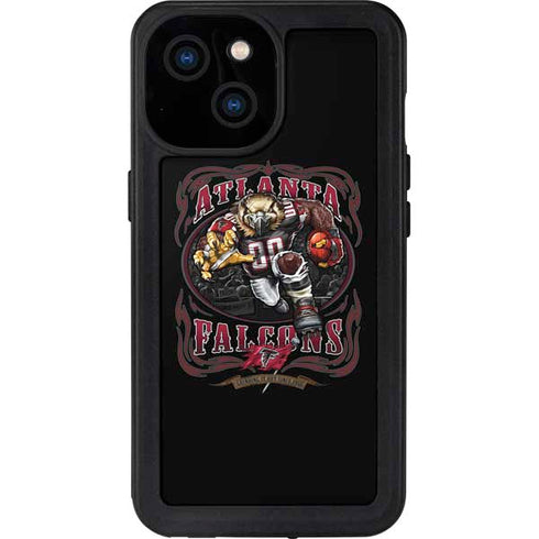 Liquid Blue NFL Atlanta Falcons Running Back iPhone 15 Waterproof Case