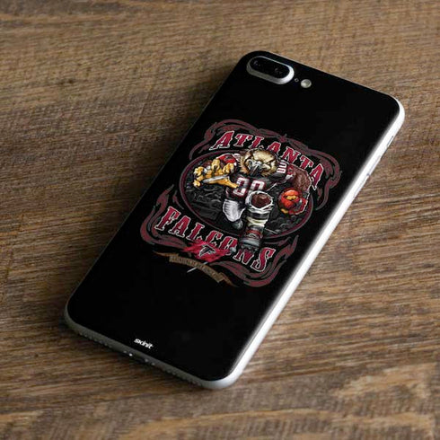 Liquid Blue NFL Atlanta Falcons Running Back iPhone 8 Plus Skin