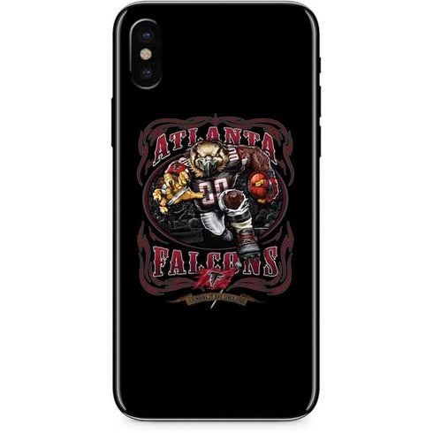 Liquid Blue NFL Atlanta Falcons Running Back iPhone XS Max Skin