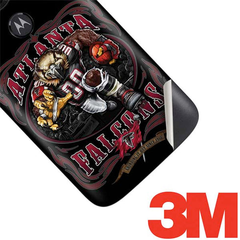 Liquid Blue NFL Atlanta Falcons Running Back Moto E5 Play Skin