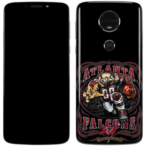 Liquid Blue NFL Atlanta Falcons Running Back Moto E5 Plus Skin