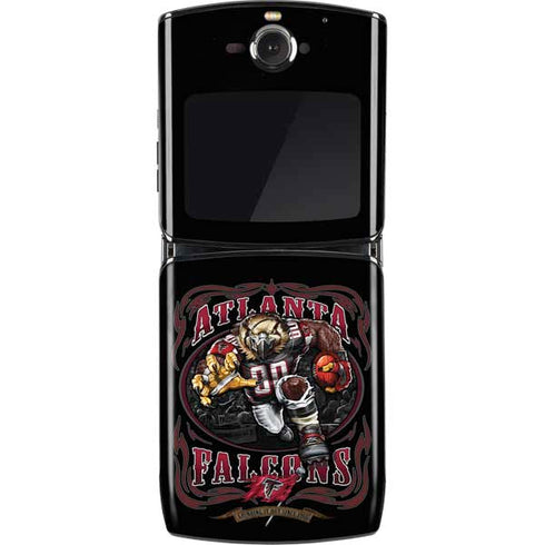 Liquid Blue NFL Atlanta Falcons Running Back Motorola RAZR Skin