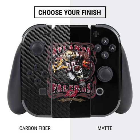 Liquid Blue NFL Atlanta Falcons Running Back Nintendo Switch Bundle Skin