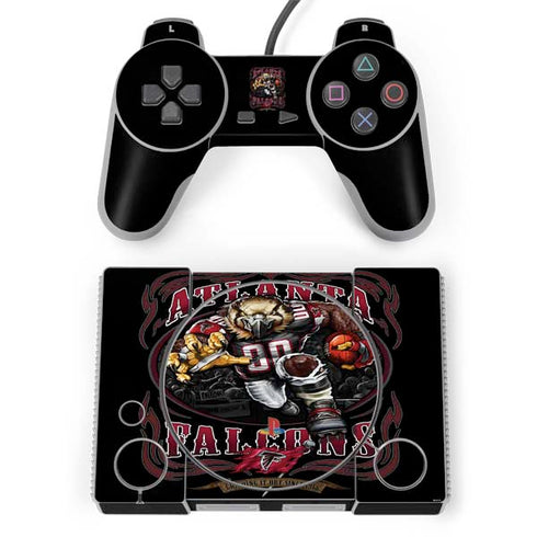 Liquid Blue NFL Atlanta Falcons Running Back PlayStation Classic Bundle Skin