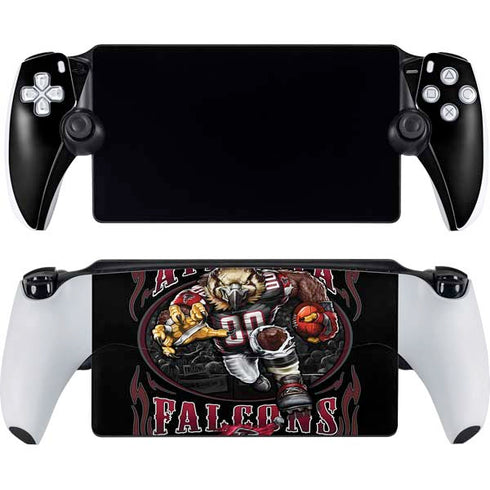 Liquid Blue NFL Atlanta Falcons Running Back PlayStation Portal Remote Player Skin