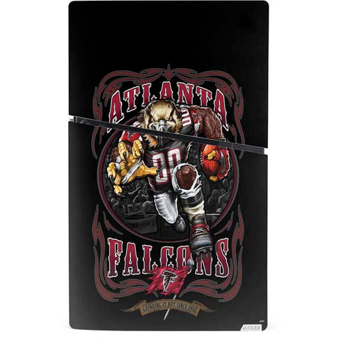 Liquid Blue NFL Atlanta Falcons Running Back PS5 Slim Digital Edition Console Skin