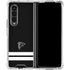NFL Atlanta Falcons Shutout Galaxy Z Fold4 5G Clear Case