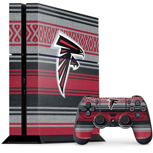NFL Atlanta Falcons Trailblazer PS4 Console and Controller Bundle Skin
