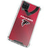 NFL Atlanta Falcons Team Jersey Galaxy A12 Clear Case