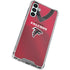 NFL Atlanta Falcons Team Jersey Galaxy A13 5G Clear Case