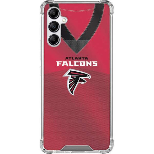 NFL Atlanta Falcons Team Jersey Galaxy A14 5G Clear Case