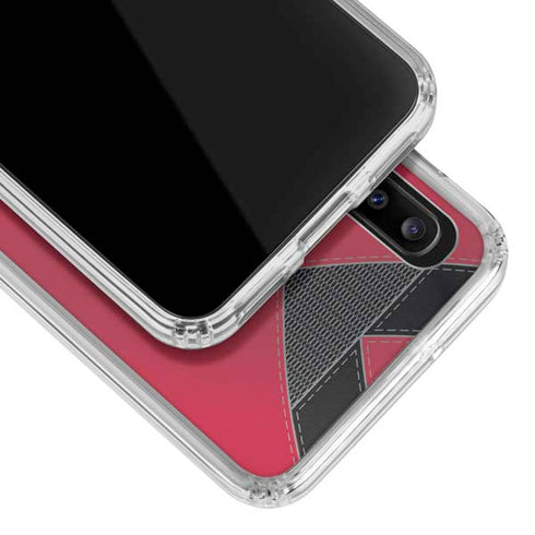 NFL Atlanta Falcons Team Jersey Galaxy A20 Clear Case