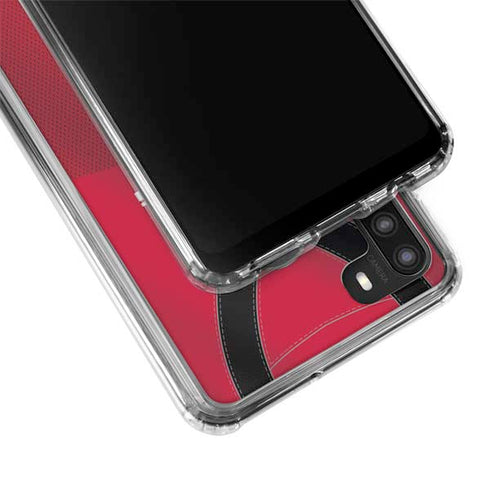 NFL Atlanta Falcons Team Jersey Galaxy A21 Clear Case