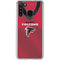 NFL Atlanta Falcons Team Jersey Galaxy A21 Clear Case