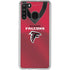 NFL Atlanta Falcons Team Jersey Galaxy A21 Clear Case