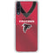 NFL Atlanta Falcons Team Jersey Galaxy A50 Clear Case