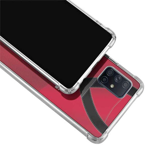 NFL Atlanta Falcons Team Jersey Galaxy A71 5G Clear Case