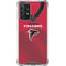 NFL Atlanta Falcons Team Jersey Galaxy A72 5G Clear Case
