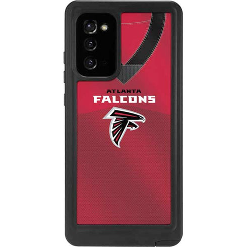 NFL Atlanta Falcons Team Jersey Galaxy Note20 5G Waterproof Case