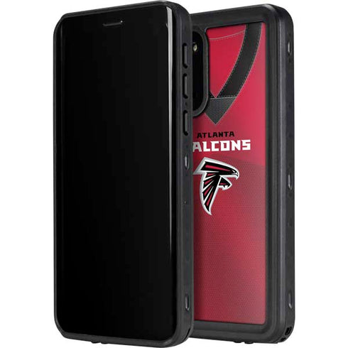 NFL Atlanta Falcons Team Jersey Galaxy S20 Plus Waterproof Case
