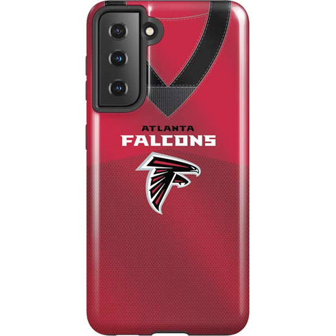 NFL Atlanta Falcons Team Jersey Galaxy S21 5G Pro Case