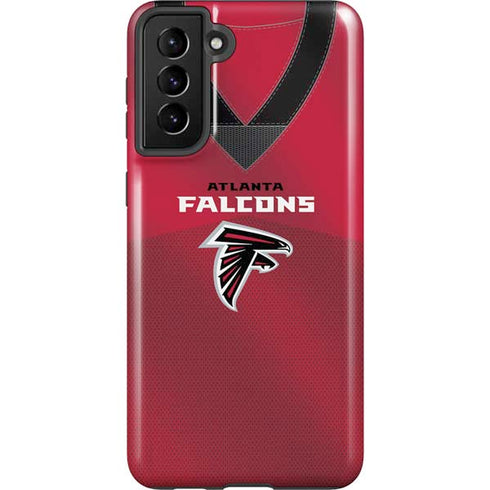 NFL Atlanta Falcons Team Jersey Galaxy S21 Plus 5G Pro Case