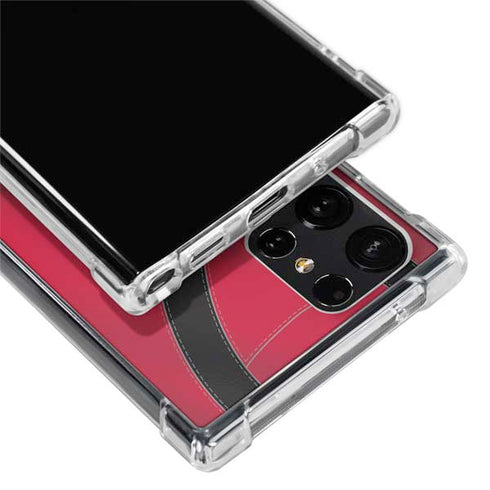 NFL Atlanta Falcons Team Jersey Galaxy S22 Ultra Clear Case