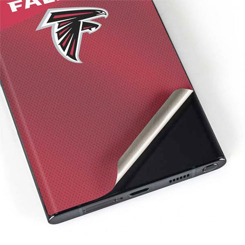 NFL Atlanta Falcons Team Jersey Galaxy S22 Ultra Skin