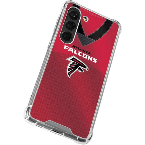 NFL Atlanta Falcons Team Jersey Galaxy S23 Clear Case