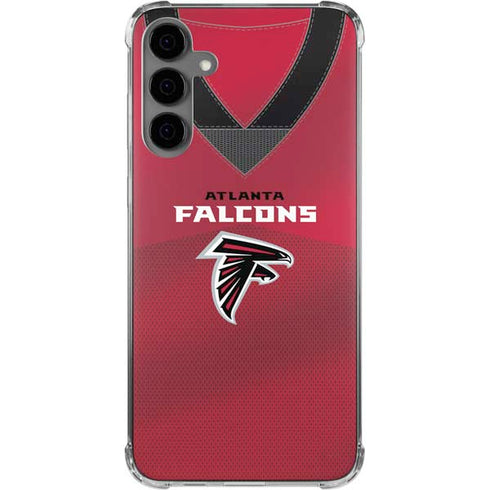 NFL Atlanta Falcons Team Jersey Galaxy S24 Plus Clear Case