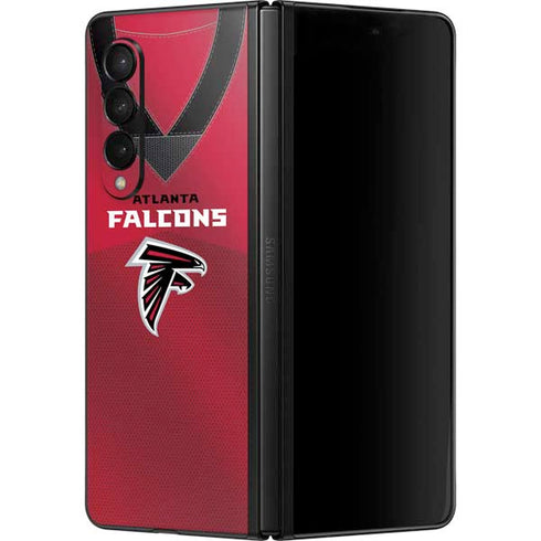 NFL Atlanta Falcons Team Jersey Galaxy Z Fold3 5G Skin