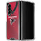 NFL Atlanta Falcons Team Jersey Galaxy Z Fold4 5G Clear Case