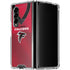 NFL Atlanta Falcons Team Jersey Galaxy Z Fold4 5G Clear Case