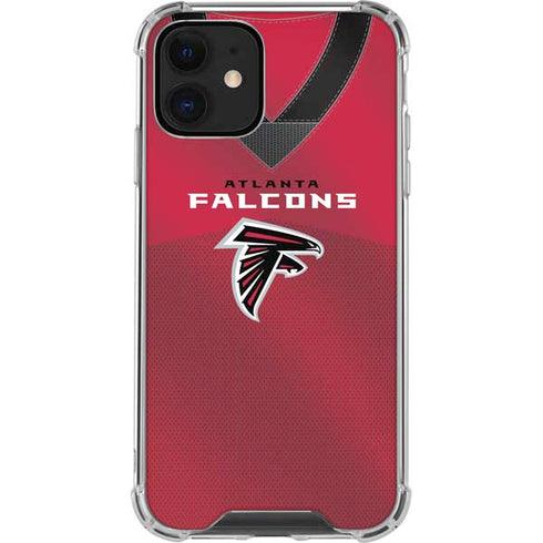 NFL Atlanta Falcons Team Jersey iPhone 12 Mini Clear Case