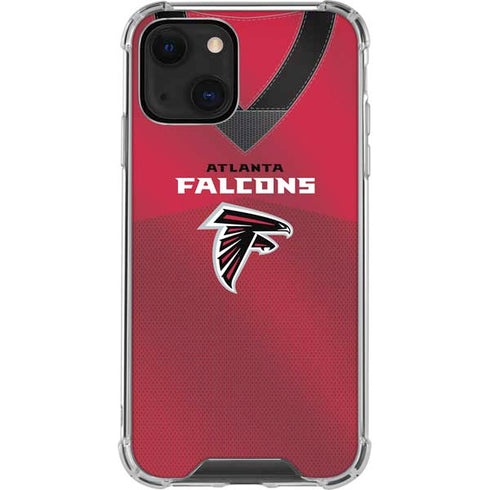 NFL Atlanta Falcons Team Jersey iPhone 13 Mini Clear Case