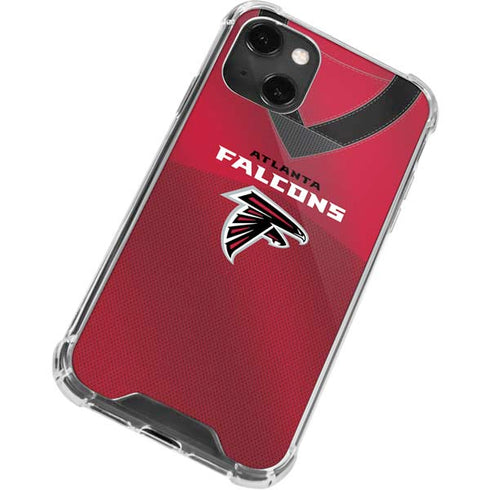 NFL Atlanta Falcons Team Jersey iPhone 13 Mini Clear Case