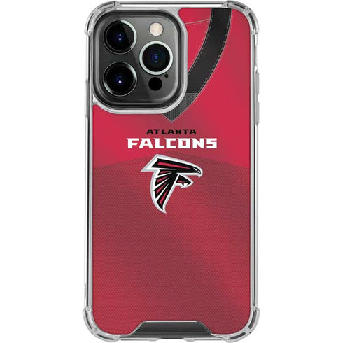 NFL Atlanta Falcons Team Jersey iPhone 13 Pro Clear Case