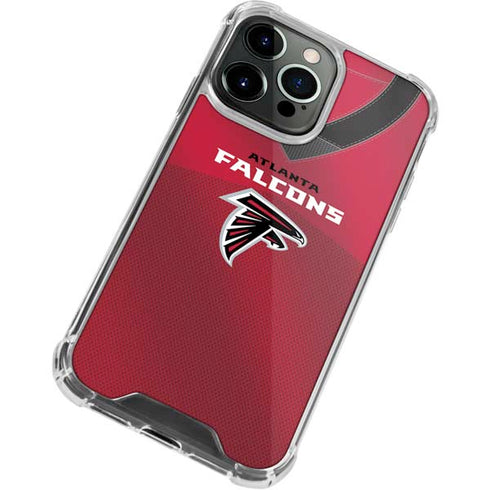 NFL Atlanta Falcons Team Jersey iPhone 13 Pro Max Clear Case