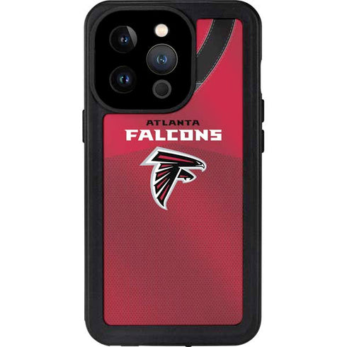 NFL Atlanta Falcons Team Jersey iPhone 14 Pro Waterproof Case