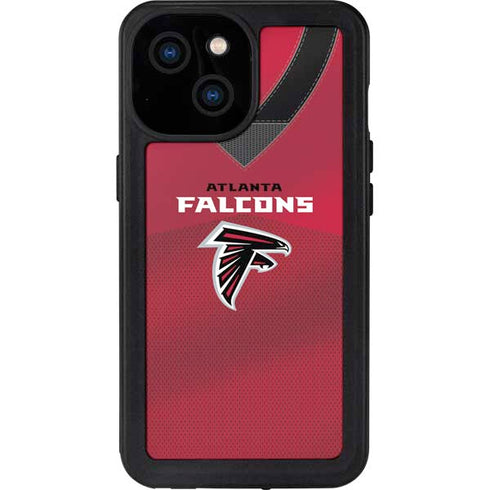 NFL Atlanta Falcons Team Jersey iPhone 15 Waterproof Case
