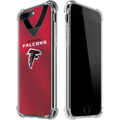 NFL Atlanta Falcons Team Jersey iPhone 7/8 Plus Clear Case