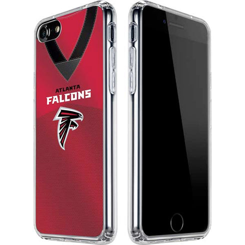 NFL Atlanta Falcons Team Jersey iPhone SE (2nd & 3rd Gen) Clear Case
