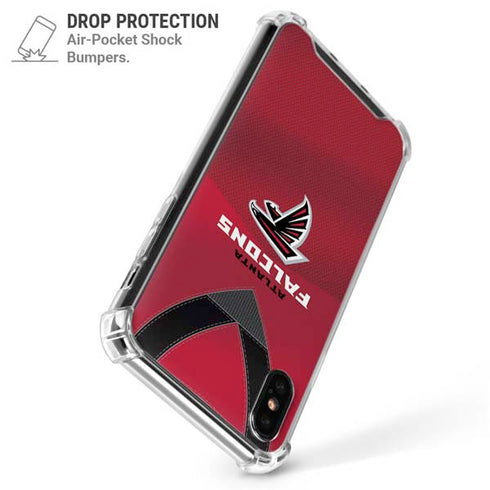NFL Atlanta Falcons Team Jersey iPhone XS Max Clear Case