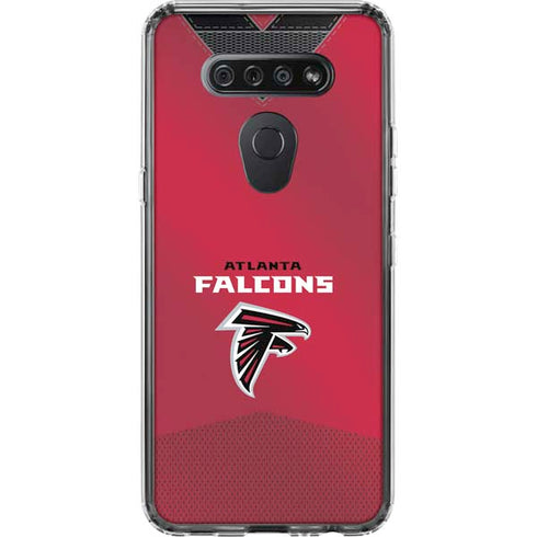 NFL Atlanta Falcons Team Jersey LG K51/Q51 Clear Case
